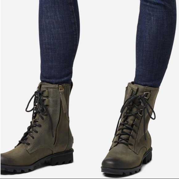 sorel phoenix waterproof leather boot